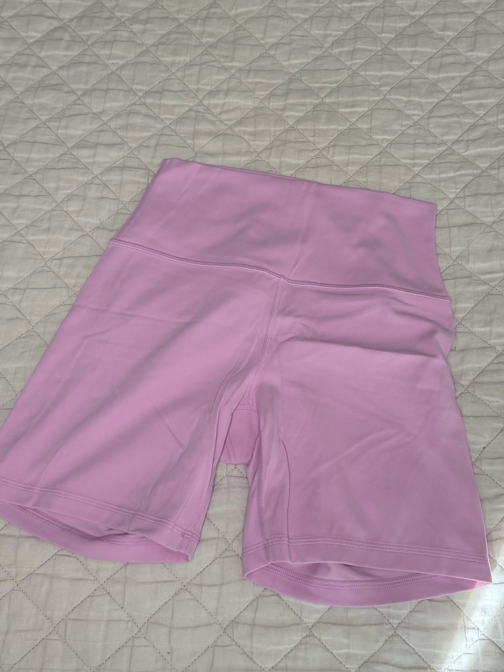 CRZ Yoga High-Waist Women’s Bike Shorts — Light Pink
